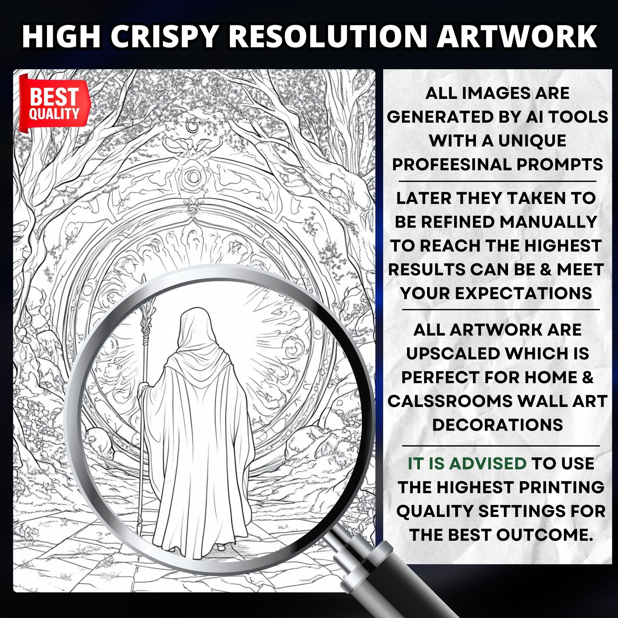 Age Of Magic Coloring Pages