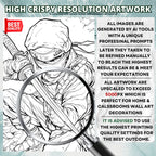 Worriers Of Shadow Coloring Book Pages