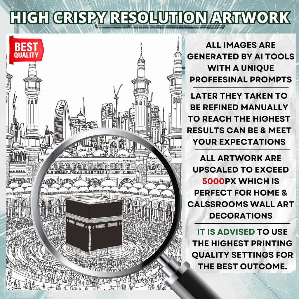 Great Islamic Buildings Coloring Book Pages