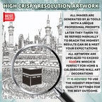 Great Islamic Buildings Coloring Book Pages