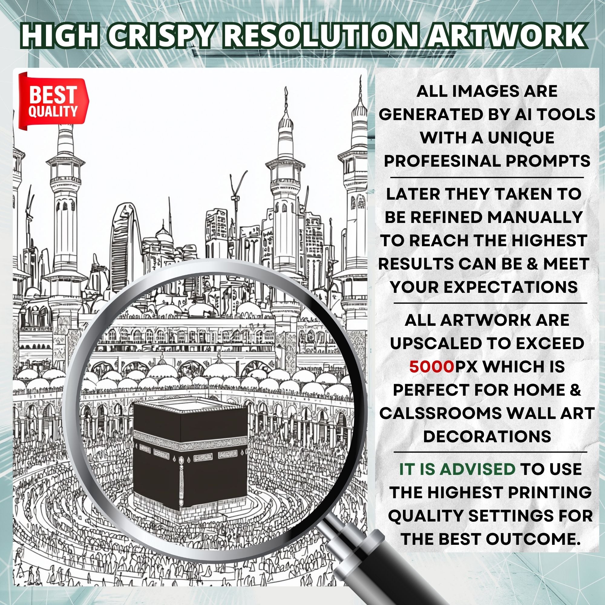 Great Islamic Buildings Coloring Book Pages