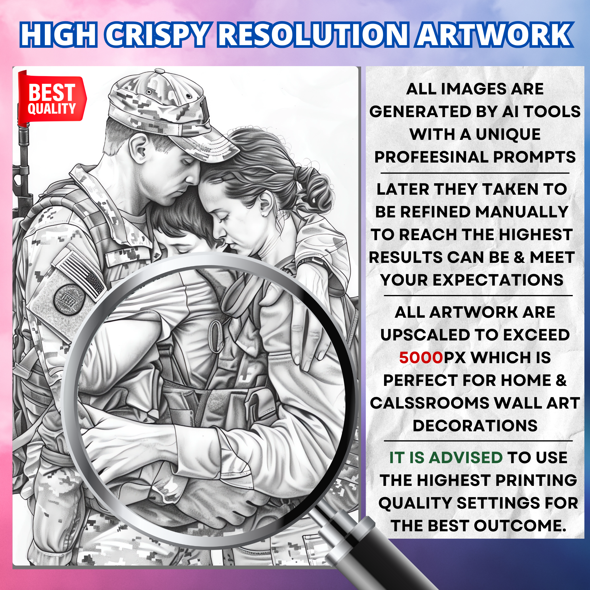 American Dreams Coloring Pages