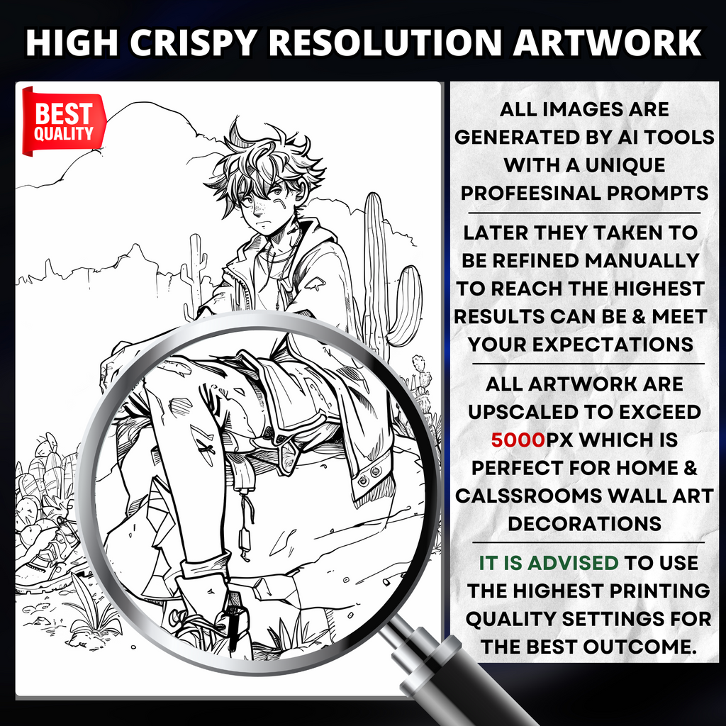 Anime Adults Coloring Pages