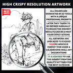 Anime Adults Coloring Pages