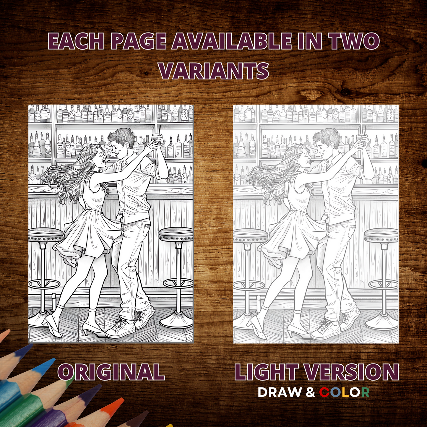 Lovely Couples Coloring Pages