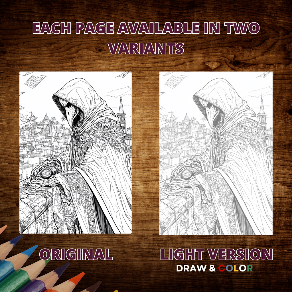 Ancient Gothics Coloring Pages