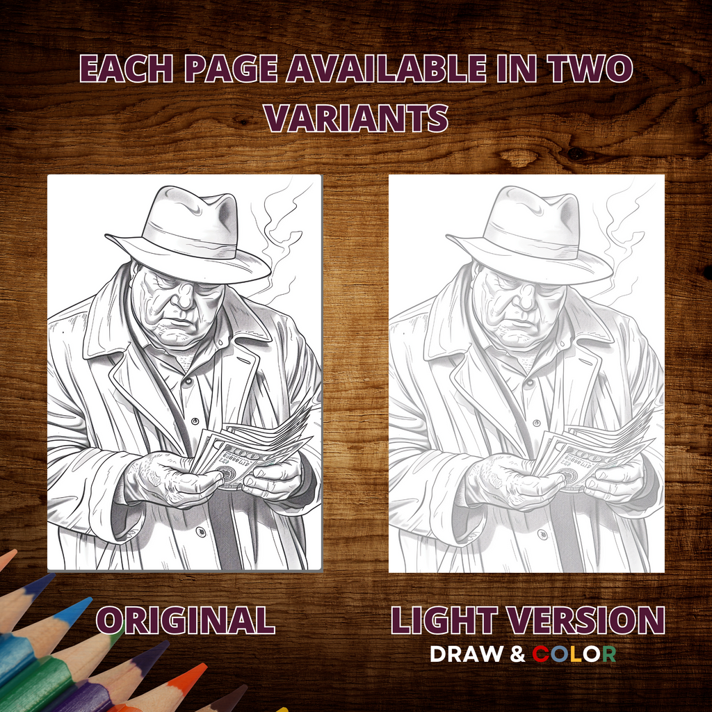 Italian Mafia Coloring Pages