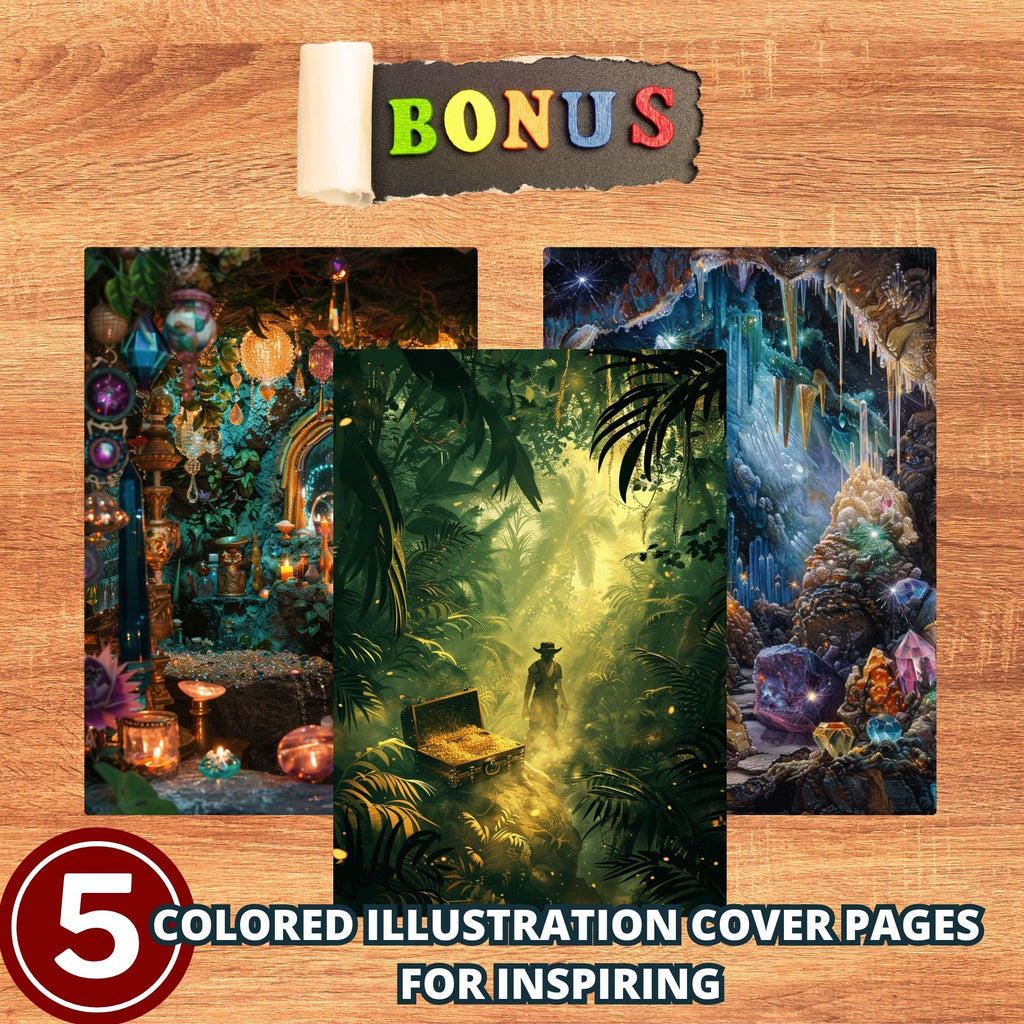 Finding Treasures Coloring Pages