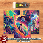 Journey To The Center Of Space Coloring Pages