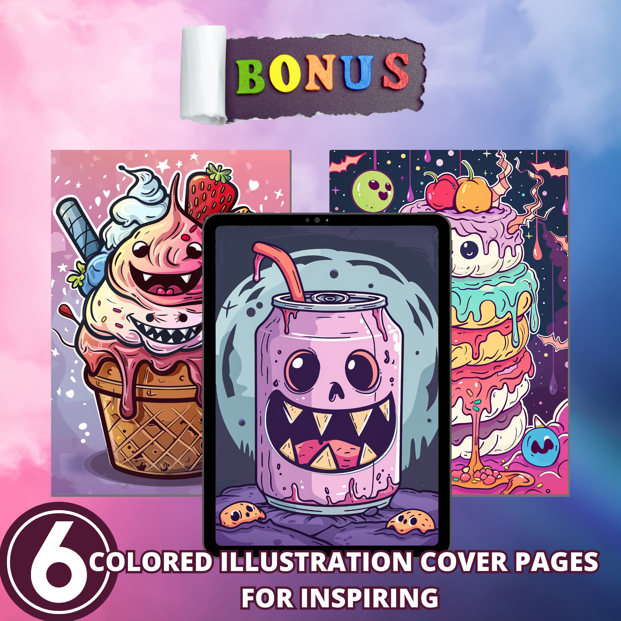 Spooky Delicious Food Coloring Pages