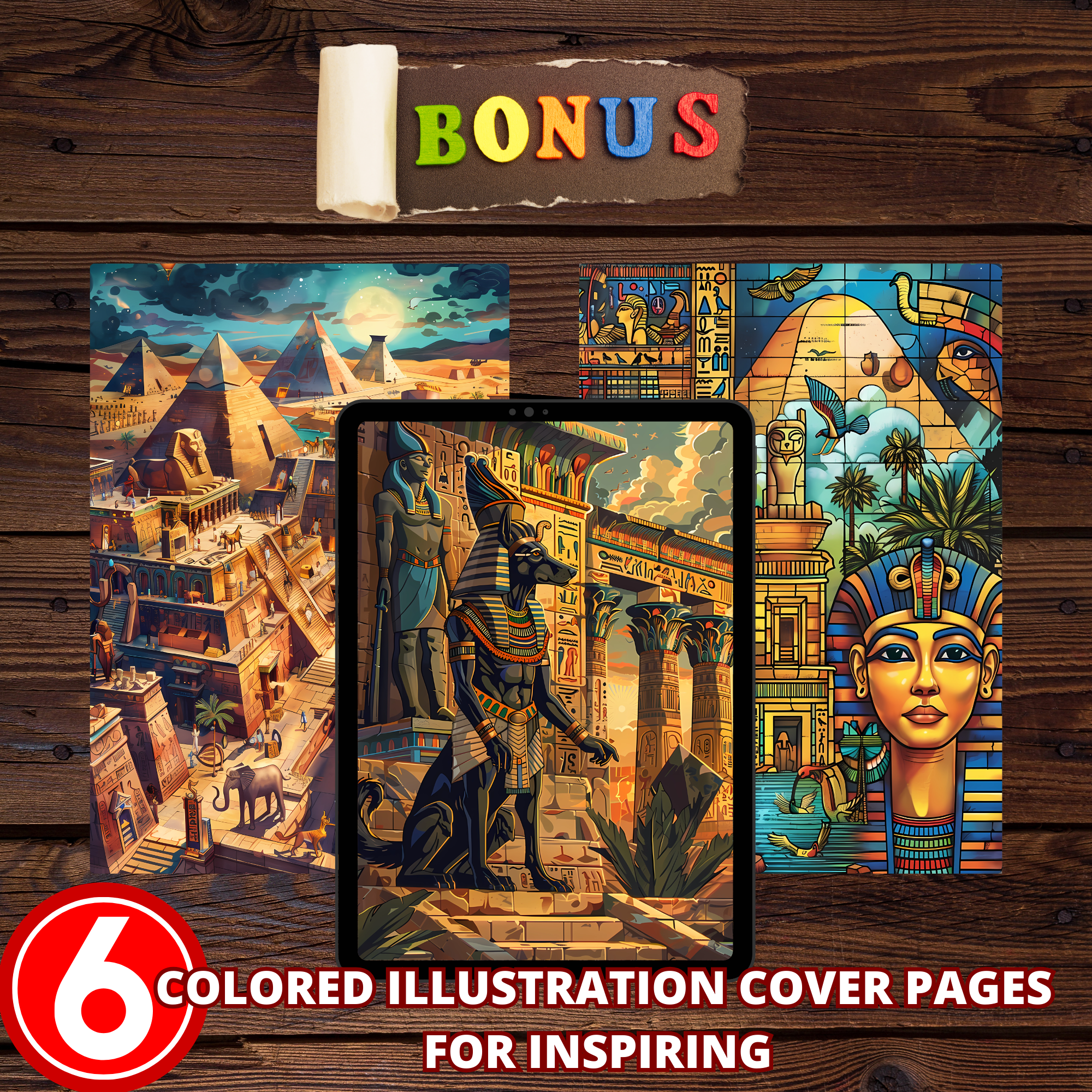 Ancient Egyptian Stories Coloring Pages