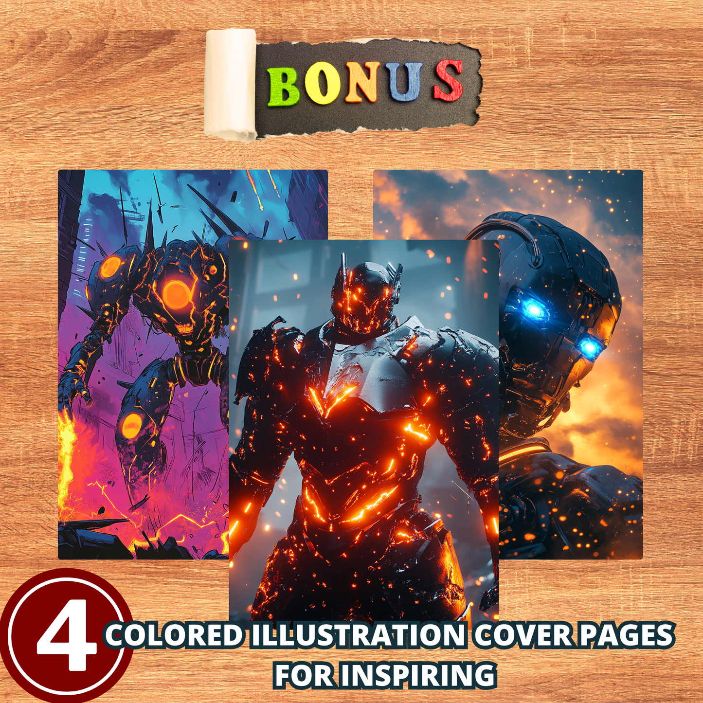 Futuristic Roboverse Coloring Pages