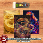 Ssensational Snakes Coloring Pages