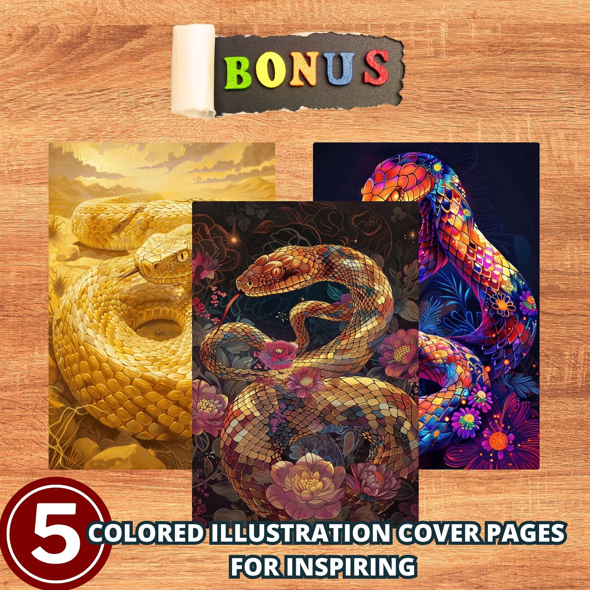 Ssensational Snakes Coloring Pages