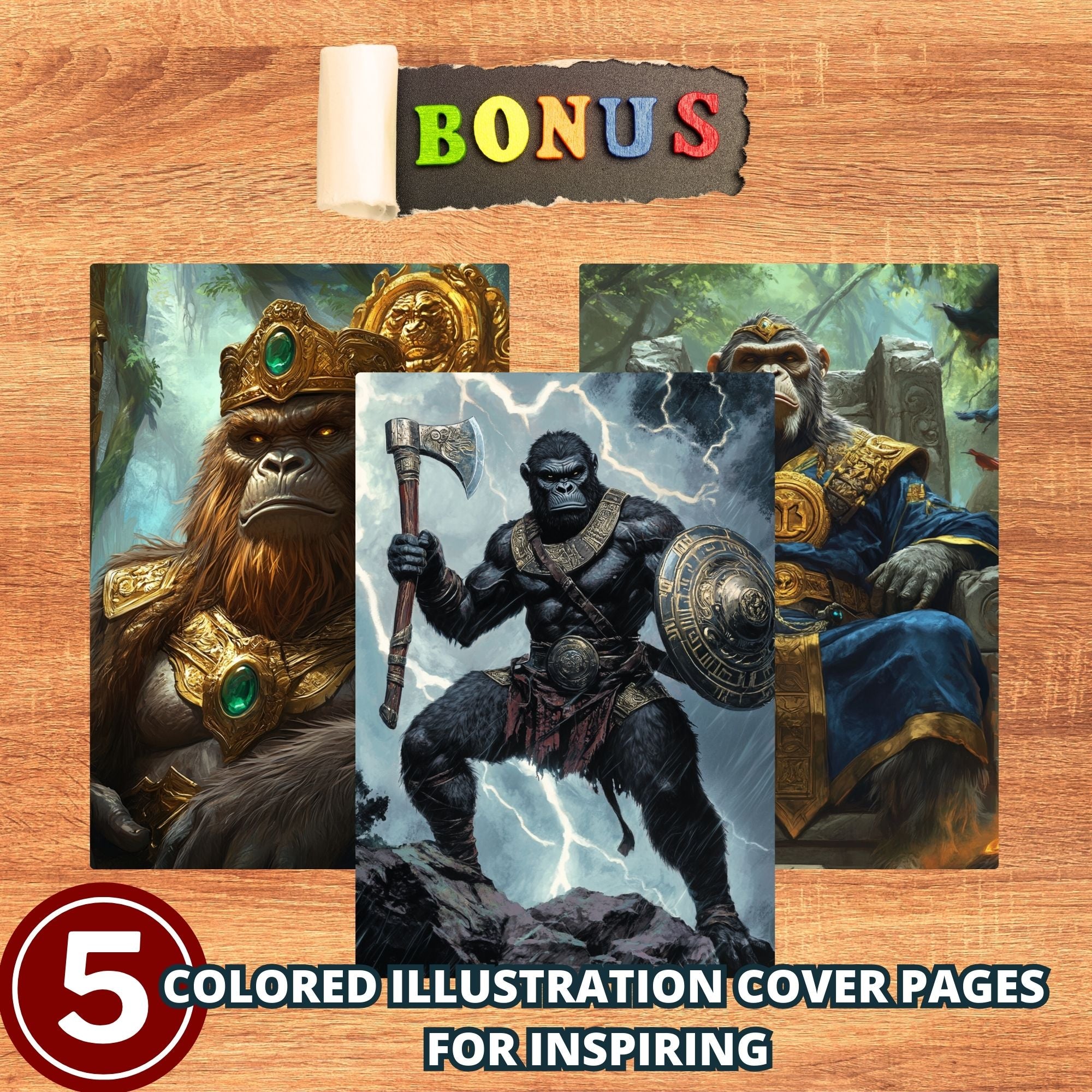 Ape Dynasty Coloring Pages