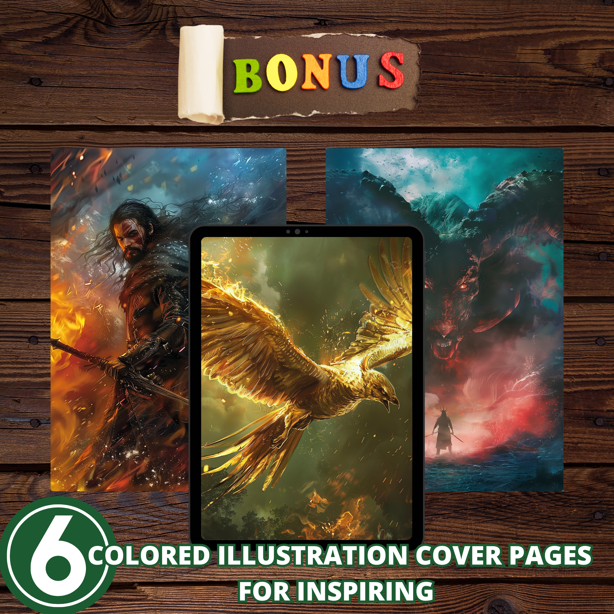 Beast Hunters' Realm Coloring Pages