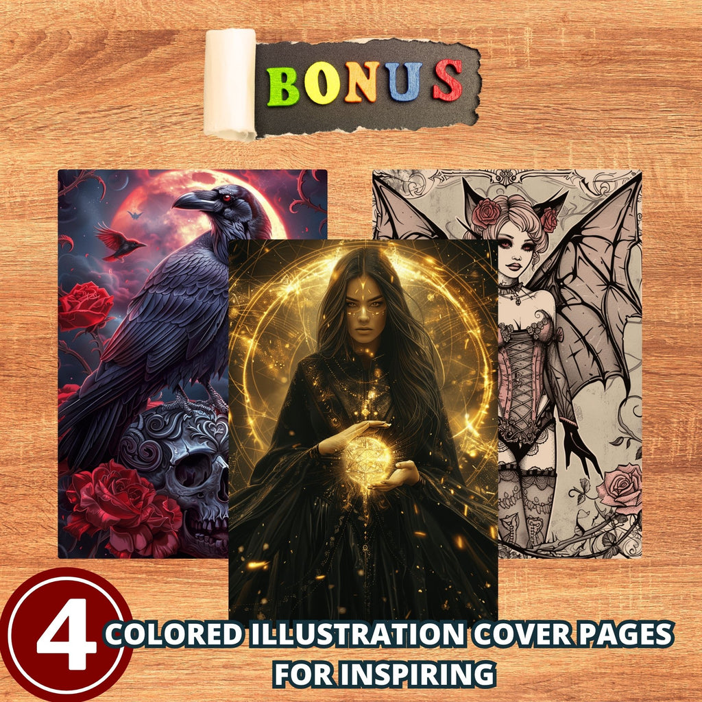 Enchantment Gothics Coloring Pages