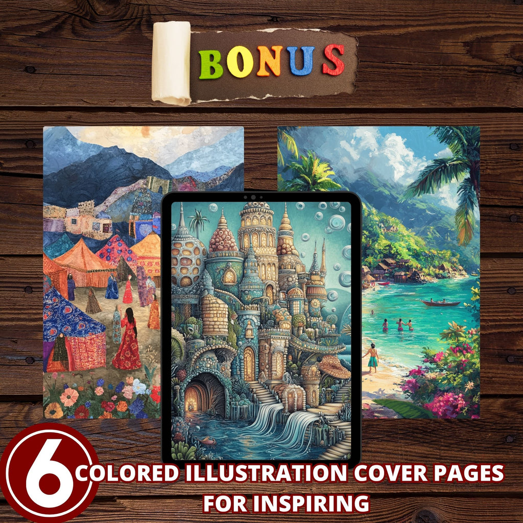 Kingdoms Of Beauty Coloring Pages