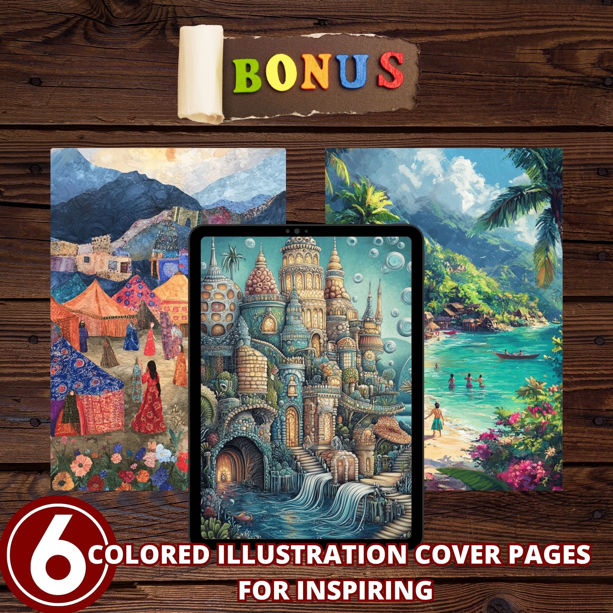 Kingdoms Of Beauty Coloring Pages