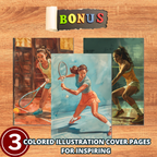 Squash Girl Coloring Pages