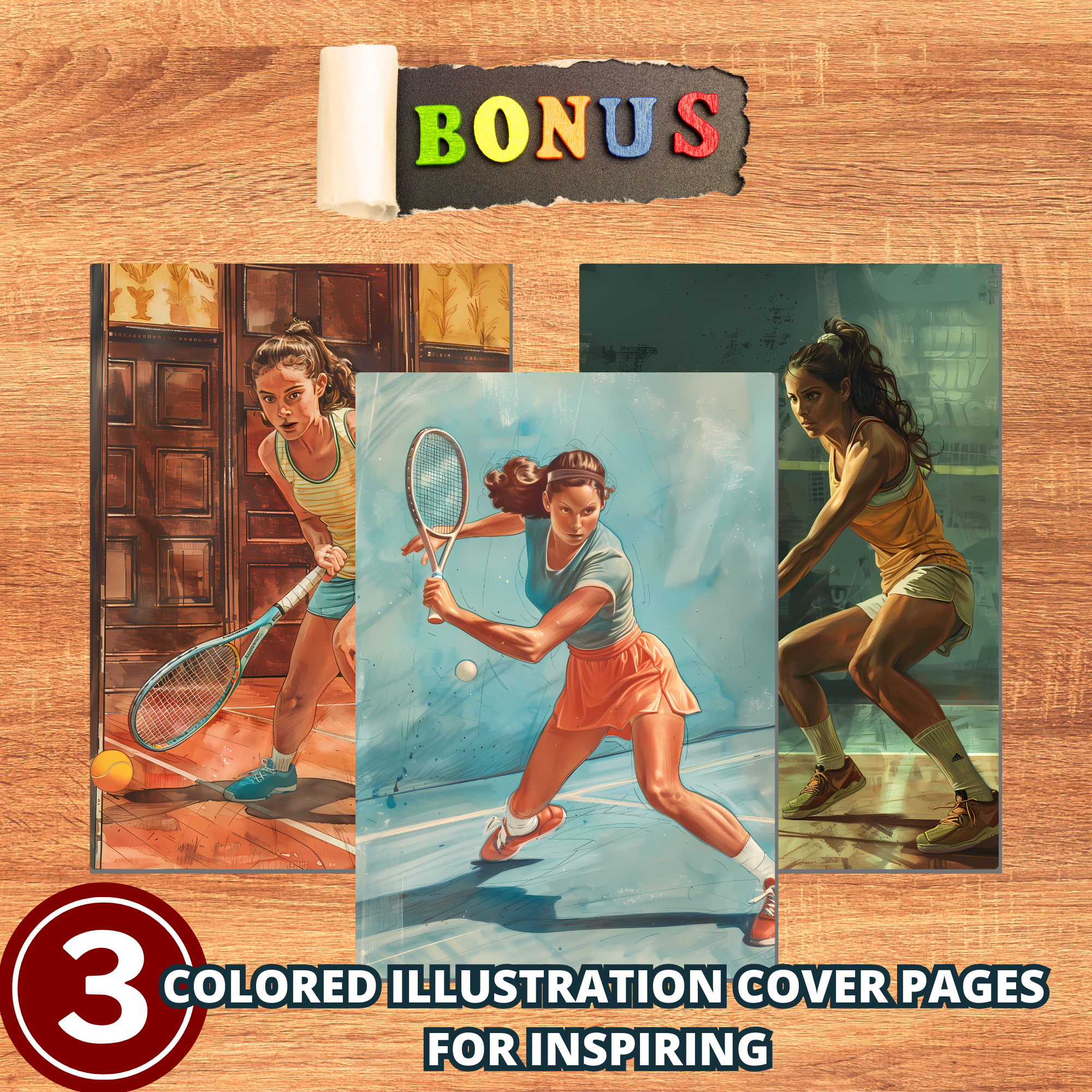 Squash Girl Coloring Pages