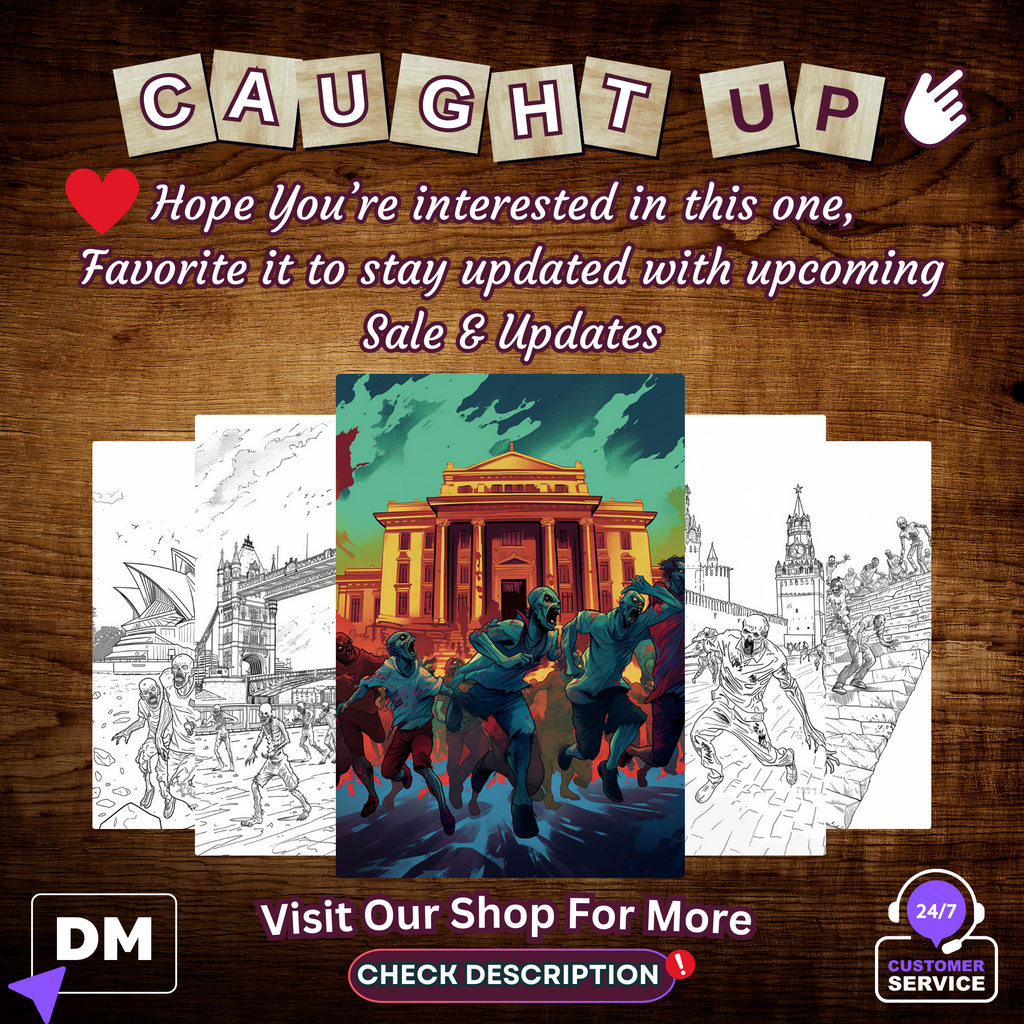 City Of Zombies Coloring Pages