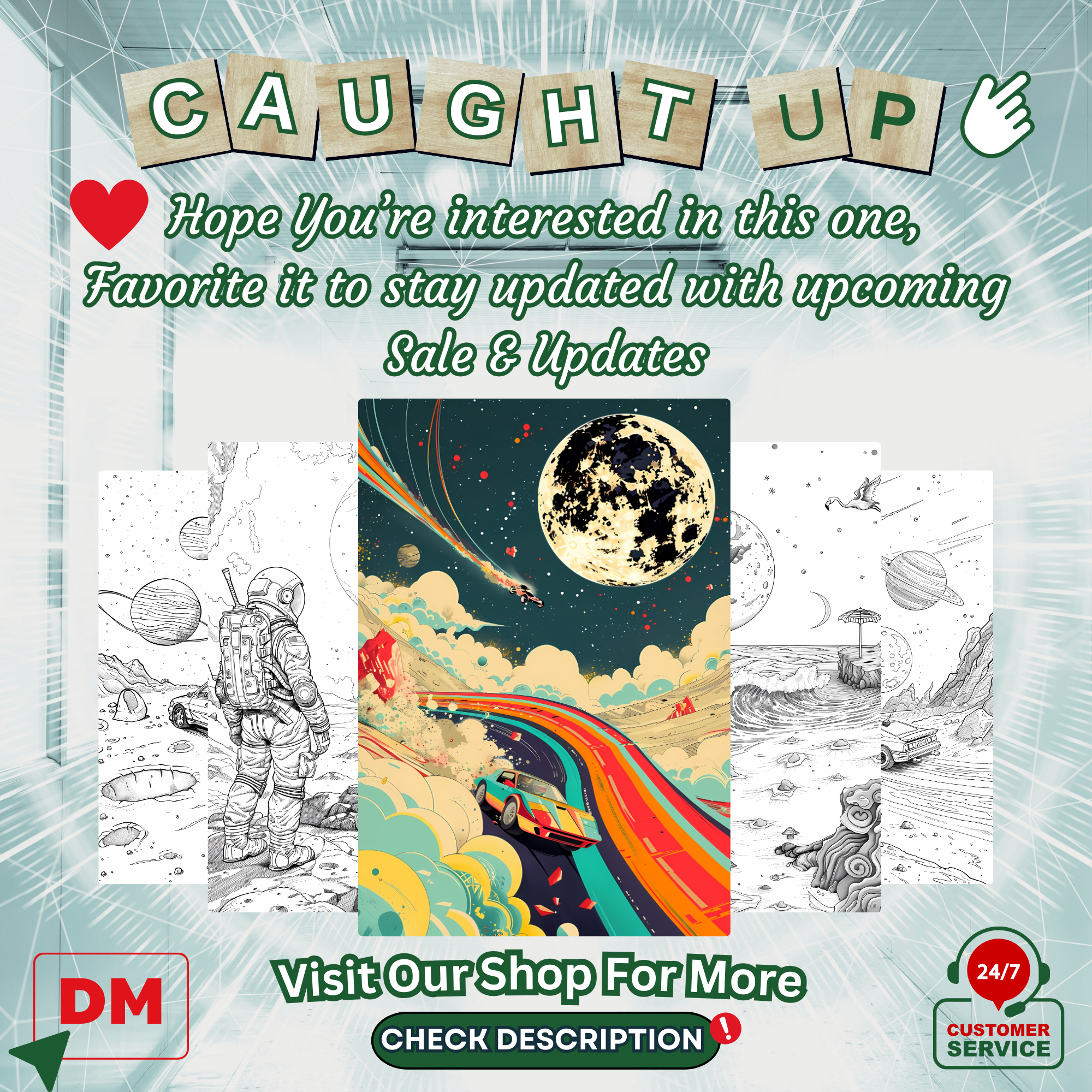 Moon Life Discovery Coloring Pages