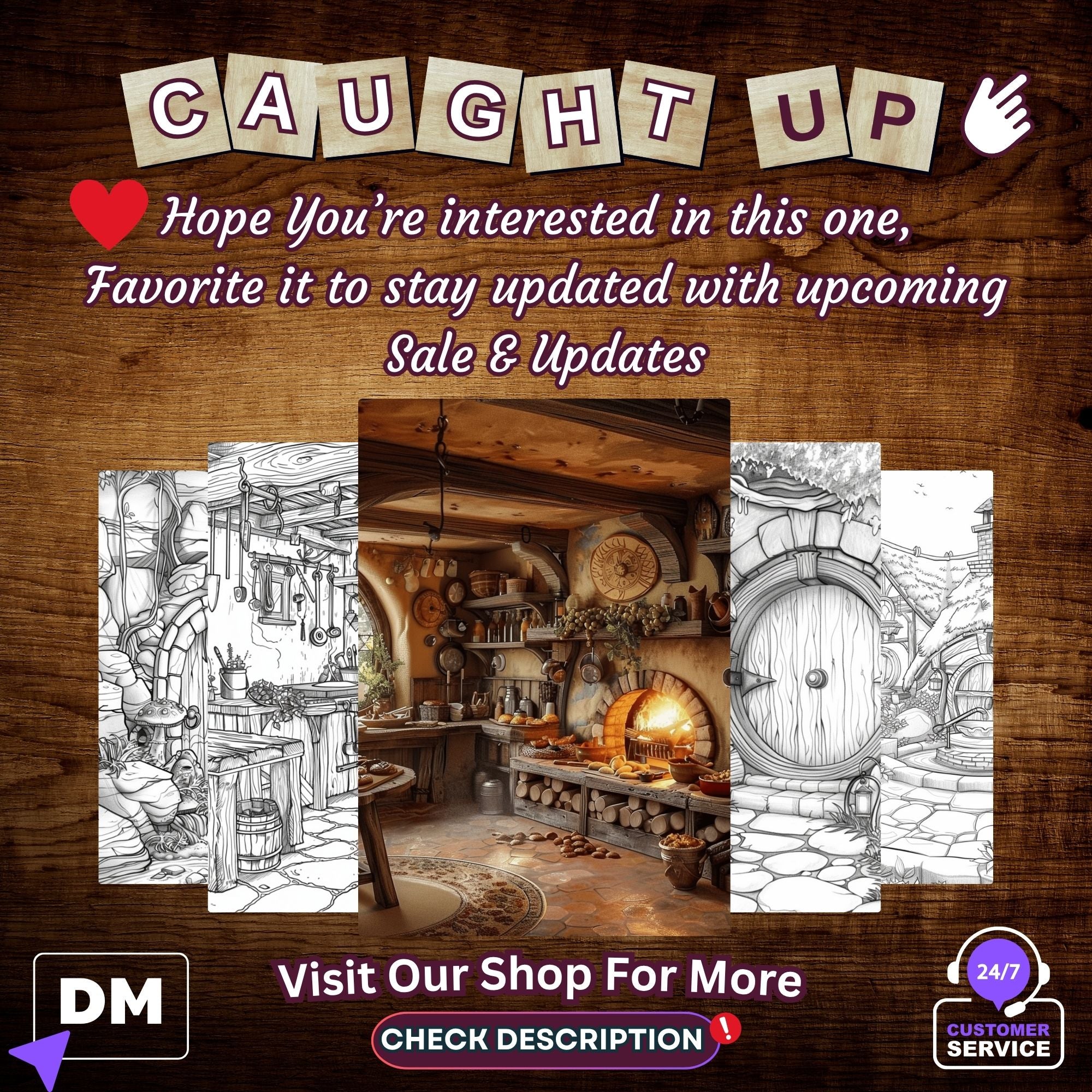 Hobbit's Home Secrets Coloring Pages