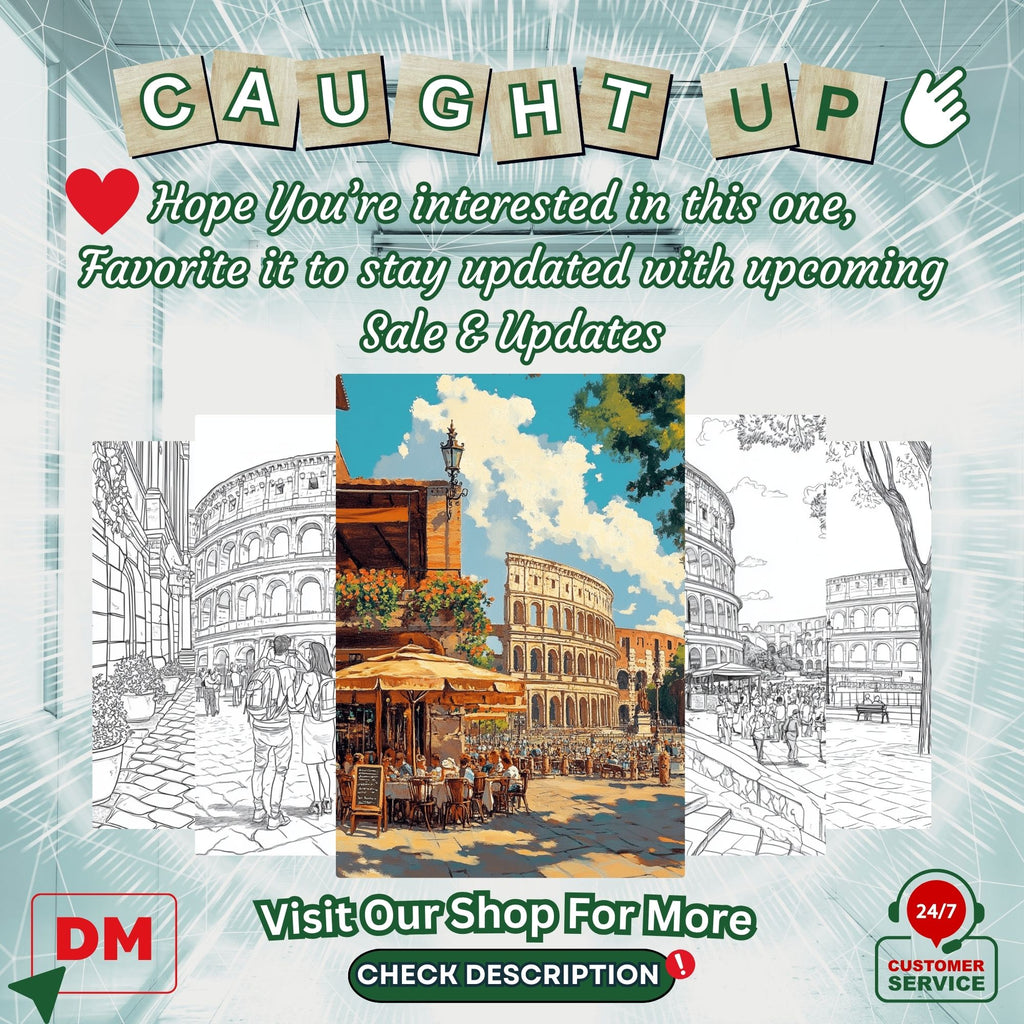 The Italian Coliseum Coloring Pages