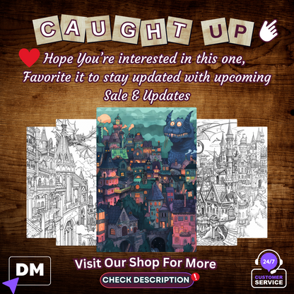 Old City Monsters Coloring Pages Collection