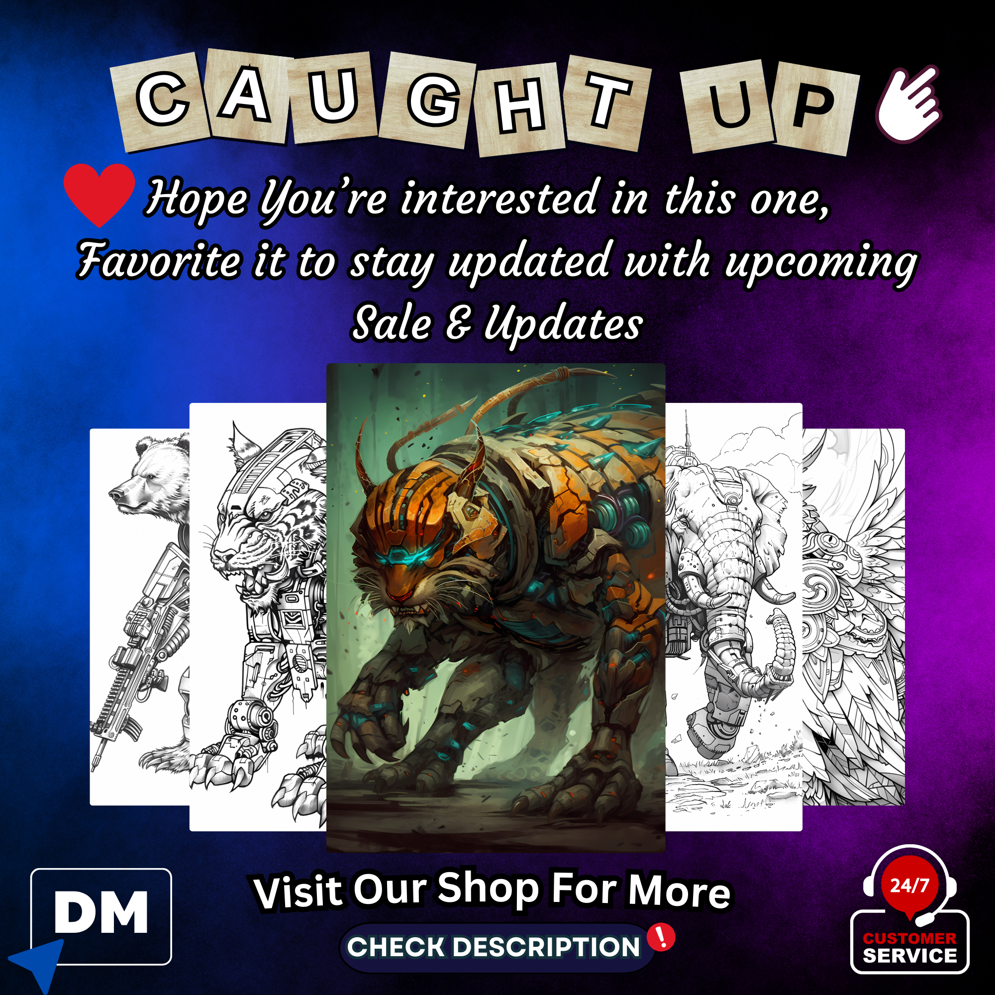 Armoured Giant Animals Coloring Pages