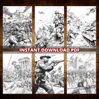 History Wars' Battlefields Coloring Pages