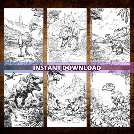 Coloriages sur l'Âge des Dinosaures