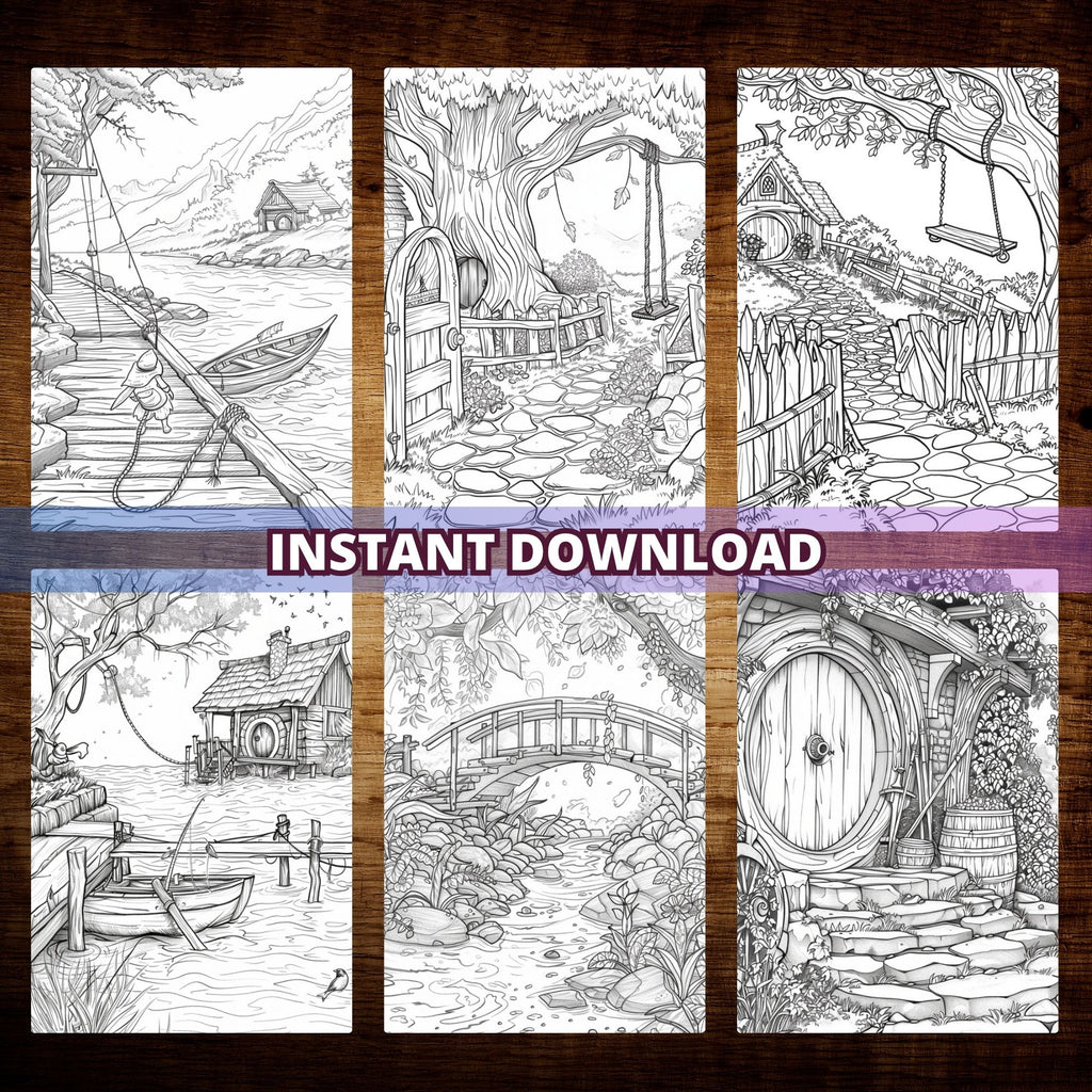 Hobbit's Home Secrets Coloring Pages