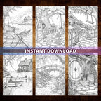 Hobbit's Home Secrets Coloring Pages