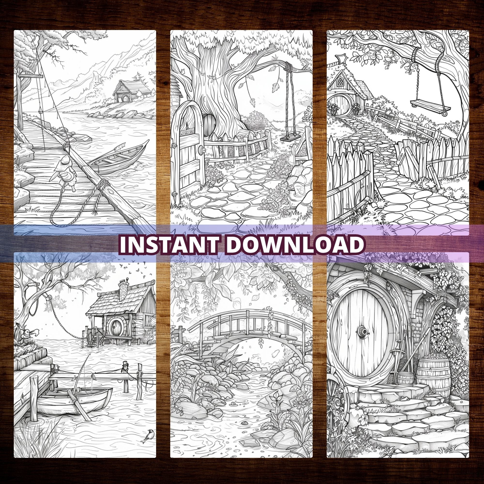 Hobbit's Home Secrets Coloring Pages