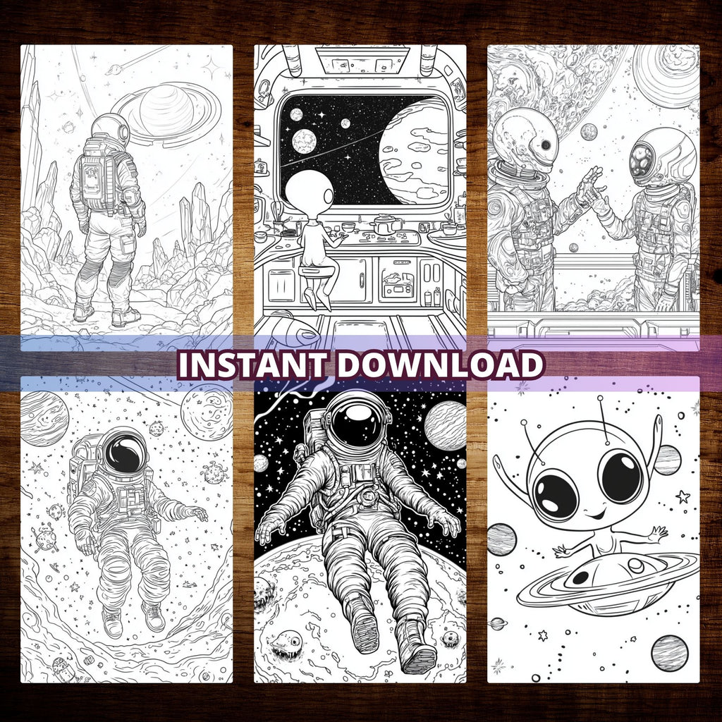 Universe Space Tour Coloring Pages