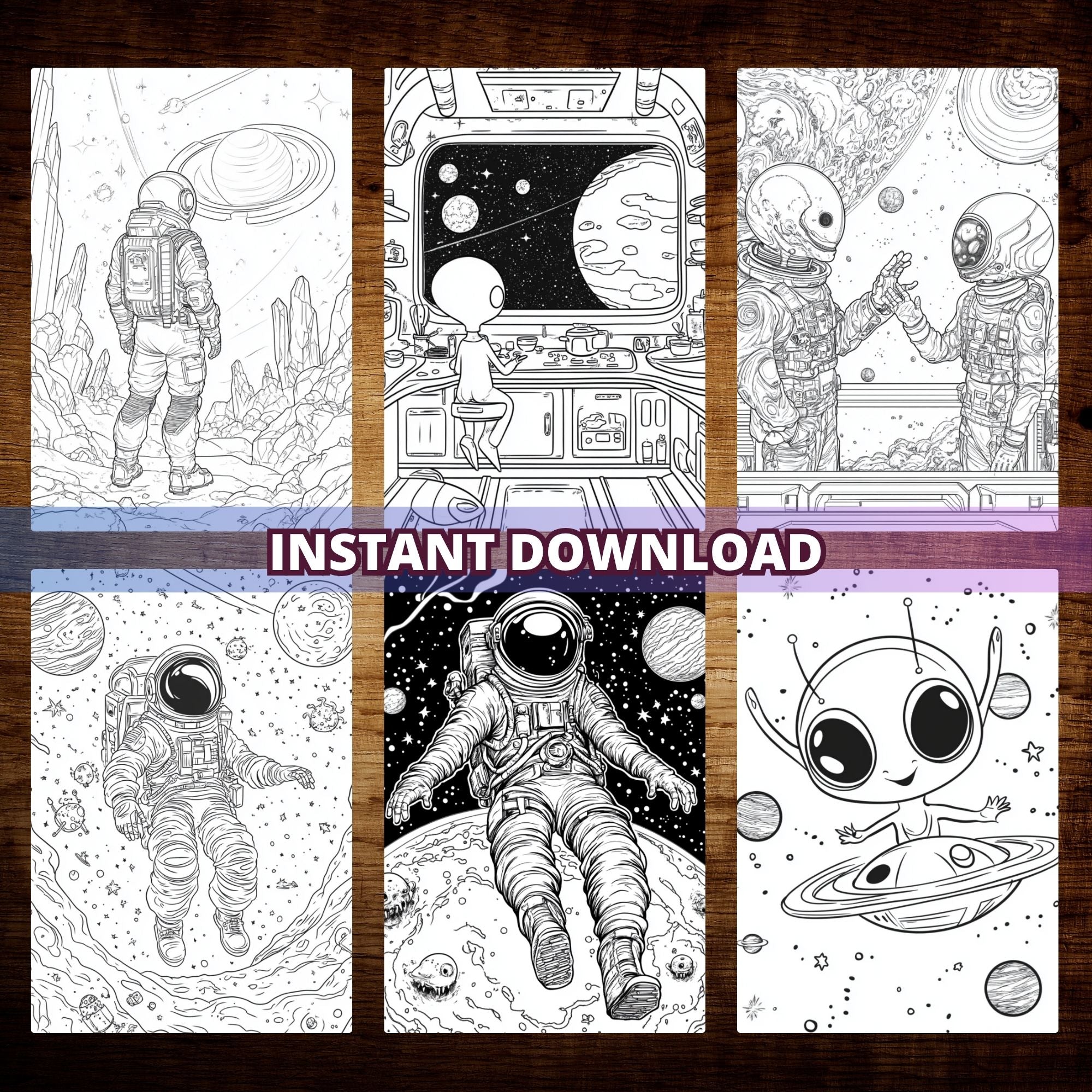 Universe Space Tour Coloring Pages