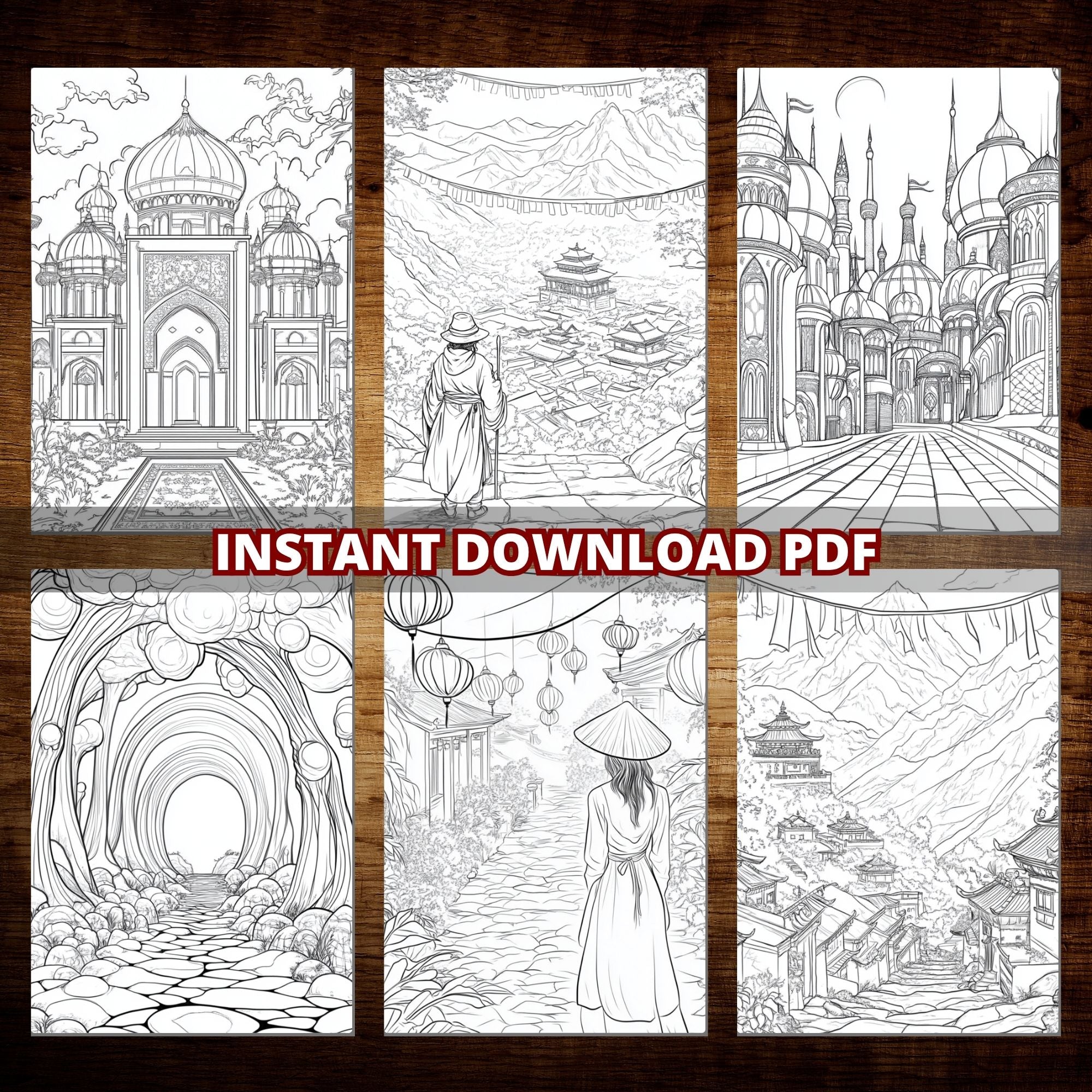 Kingdoms Of Beauty Coloring Pages