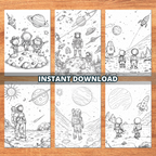 Journey To The Center Of Space Coloring Pages