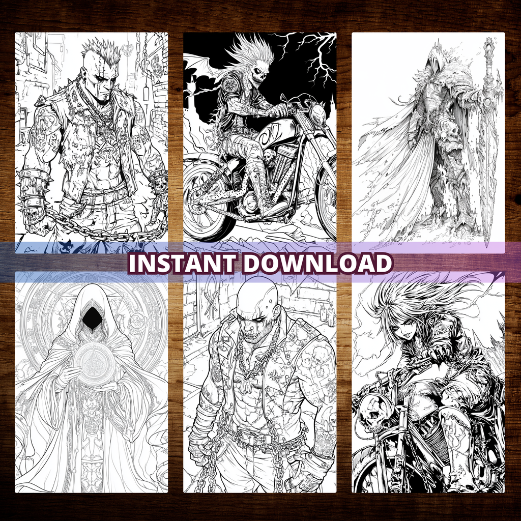 Ancient Gothics Coloring Pages