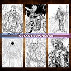 Ancient Gothics Coloring Pages