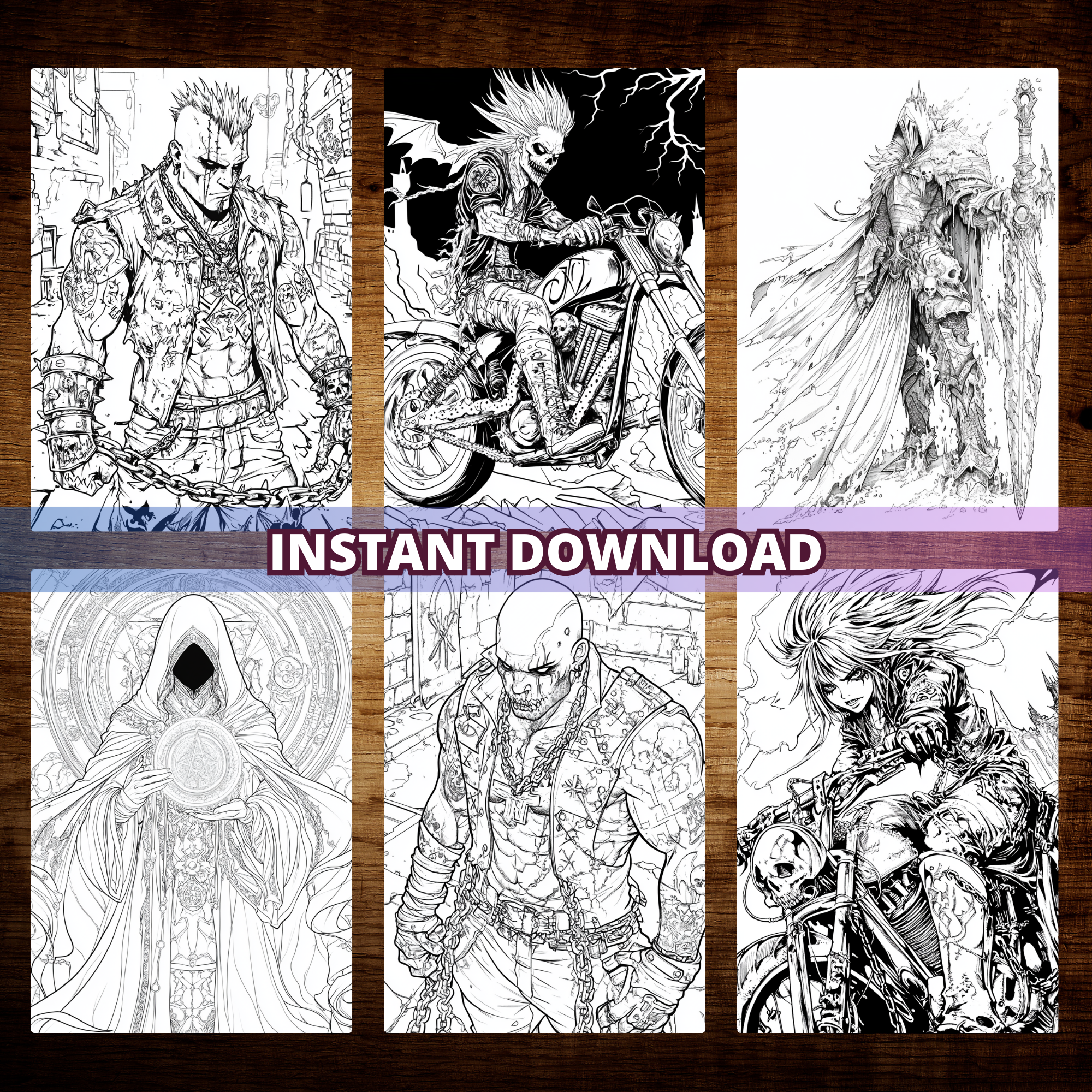 Ancient Gothics Coloring Pages