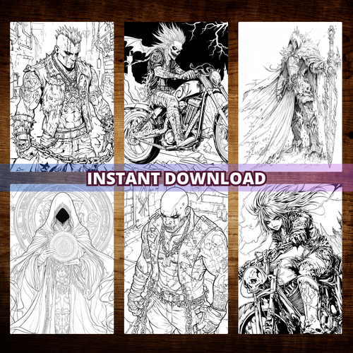 Ancient Gothics Coloring Pages