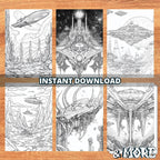 Voyagers of the Cosmos Coloring Pages