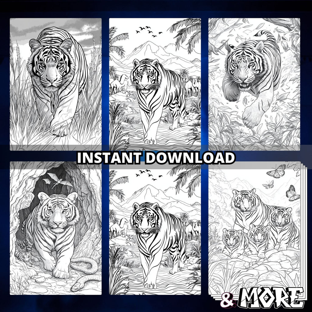 Tigers Coloring Pages