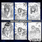 Tigers Coloring Pages