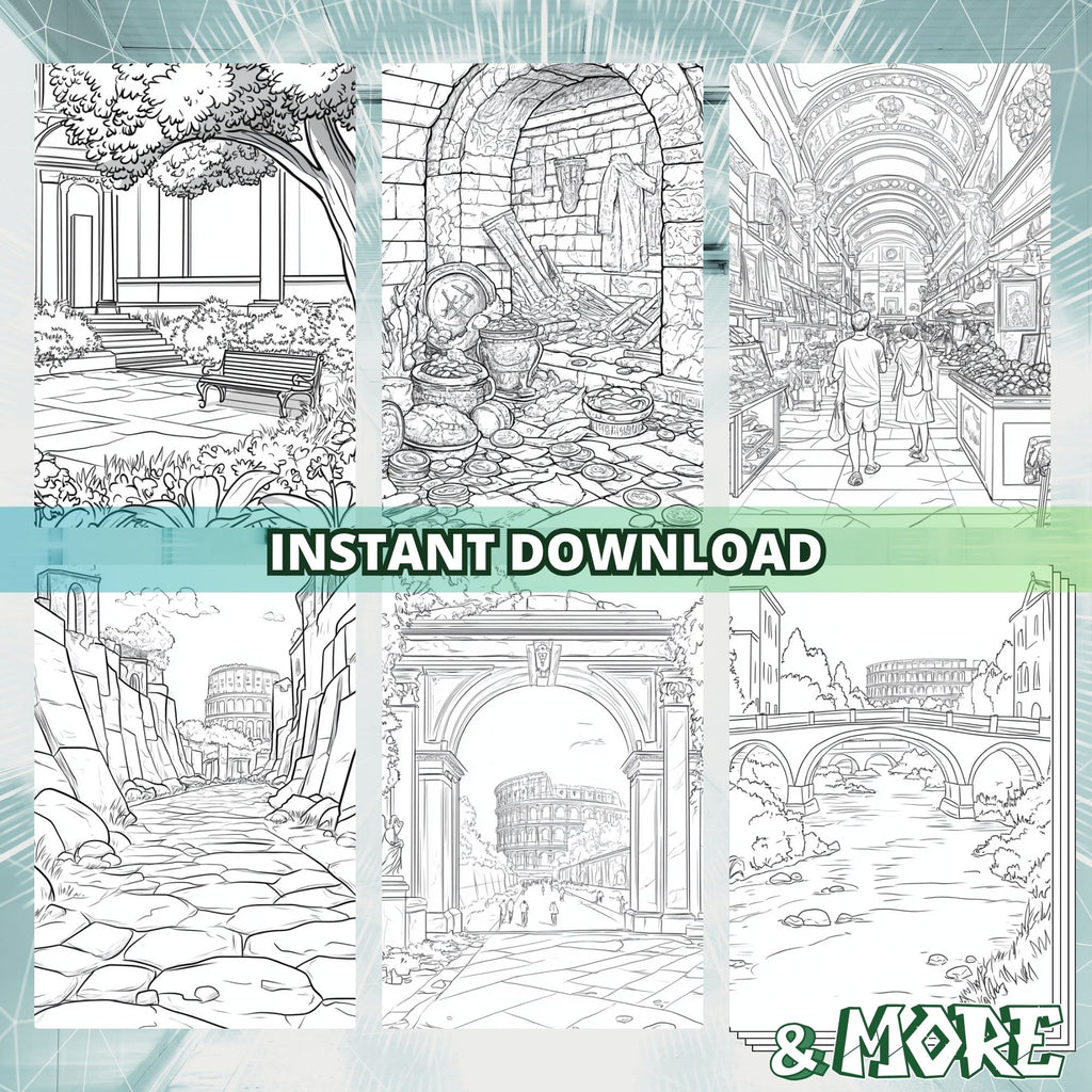 The Italian Coliseum Coloring Pages