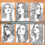 Dreams' Beautiful Girls Coloring Pages