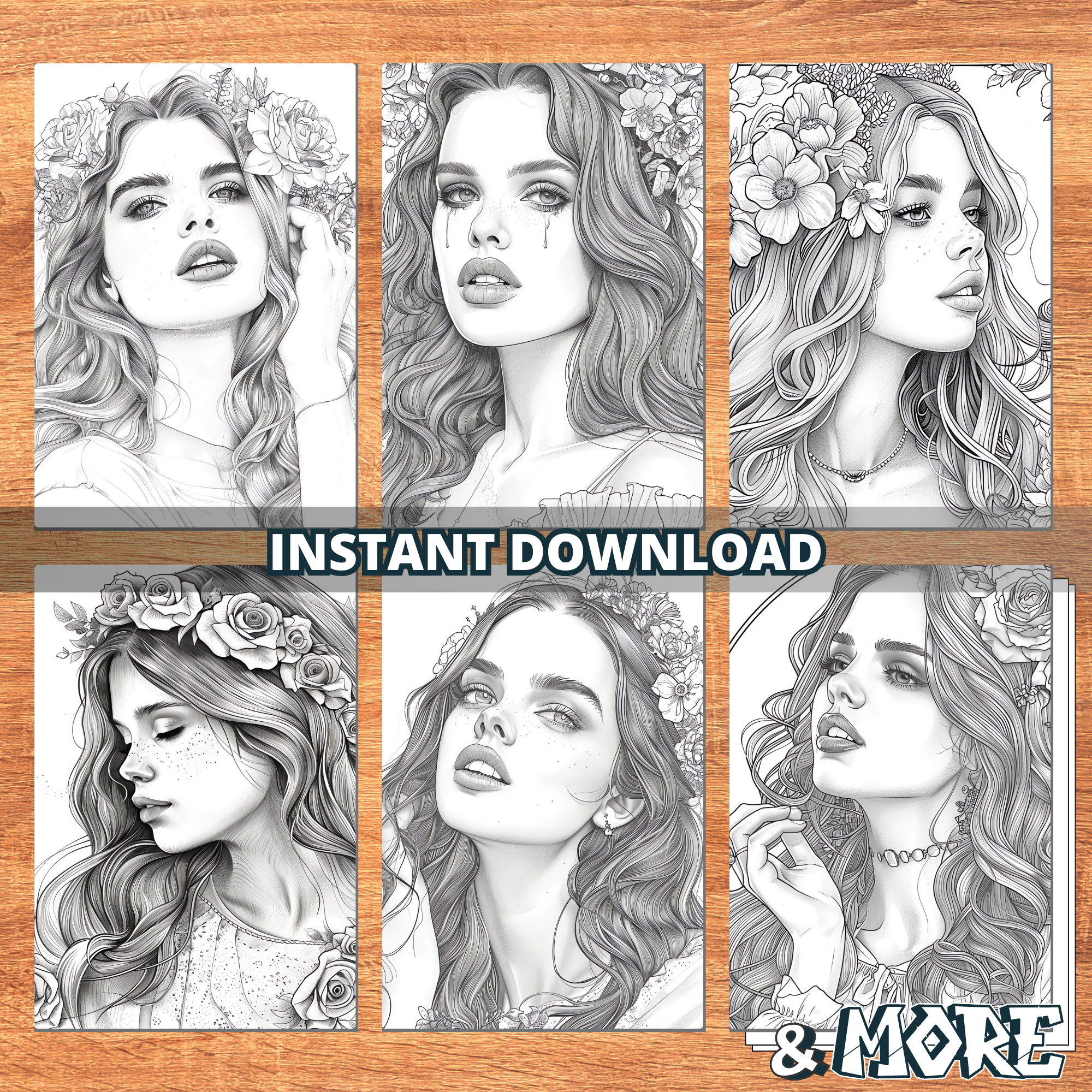 Dreams' Beautiful Girls Coloring Pages